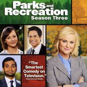 Parks And Recreation Season Three DVD Amy Poehler Chris Pratt 2011 Not Rated
